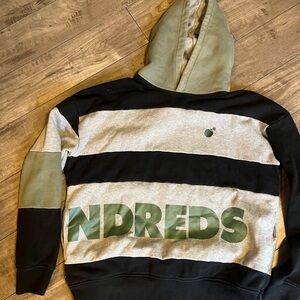 The Hundreds Gray and Green Hoodie